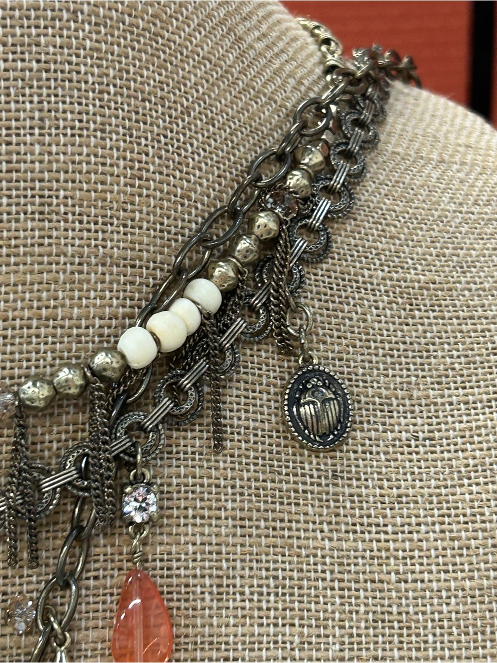 Retired Silpada K&R Bohemian Blossom multi strand convertible necklace. Stunning - Picture 9 of 16